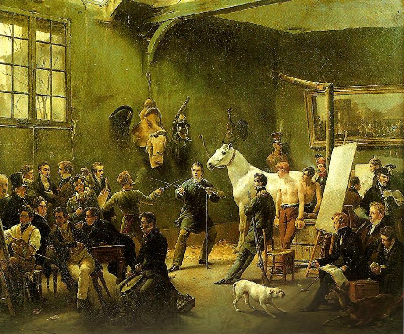 Horace Vernet l' atelier du peintre